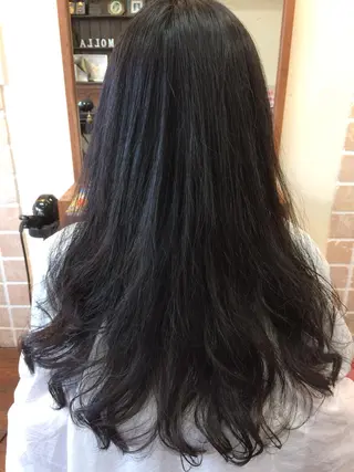 ロング パーマ 村田 淳のヘアスタイル