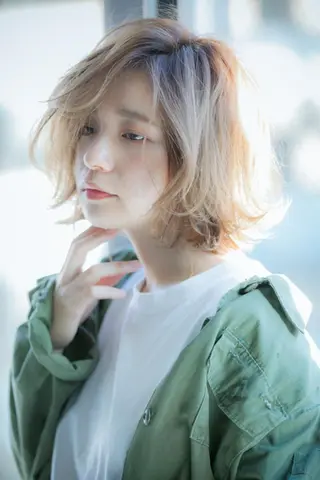 ミディアム ✨メテオ　髪質改善✨ シバタのヘアスタイル