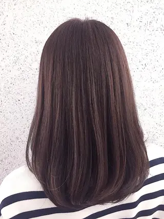 セミロング カラー ヘアアレンジ ✨ハイクオリティ✨ 山本香也のヘアスタイル
