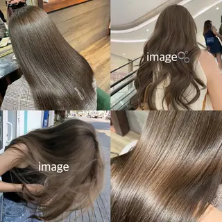 カラー MIKA💫 艶髪/透明感カラーのヘアスタイル