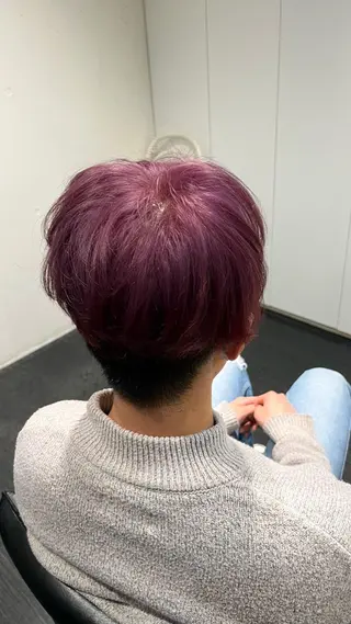 ショート メンズ 細田 碧のヘアスタイル