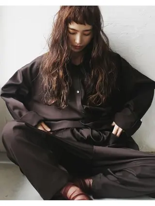 ロング パーマ 🌿ボブ パーマ高橋啓太🌿のヘアスタイル