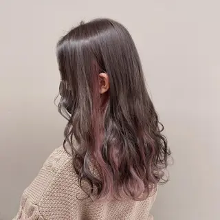 カラー ミディアム *モデル募集🤍横浜 透明感カラー🫧のヘアスタイル