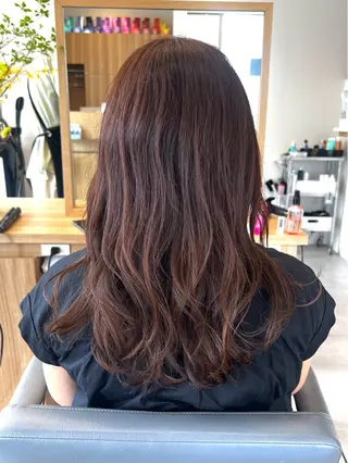 ロング カラー Ore🫧タナカマヤ /柔らかい質感カラーのヘアスタイル