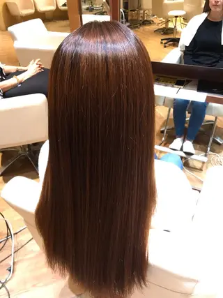 ロング カラー パーマモデル募集🌈 森脇帆南のヘアスタイル