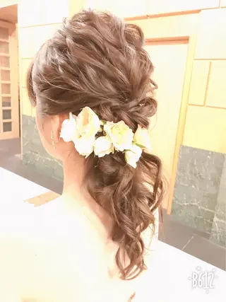 セミロング 石丸 洋子のヘアスタイル