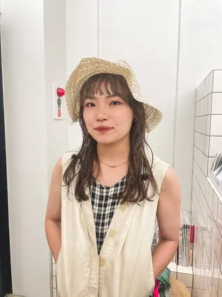 セミロング カラー 関 京磨のヘアスタイル