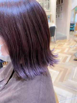 セミロング カラー 🇰🇷韓国レイヤー 錦糸町【北山謙三】のヘアスタイル