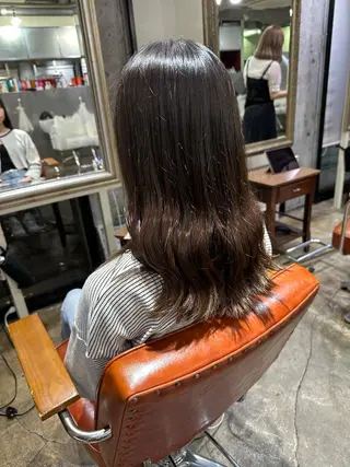 ロング 🔥コテ巻き風 ボブパーマ🔥のヘアスタイル