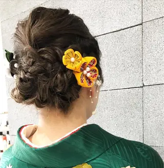 ヘアアレンジ くまがい みゆ【edge.】のヘアスタイル