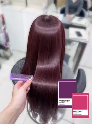 ロング つや髪ᰔᩚ暖色 カラーYui🩰のヘアスタイル