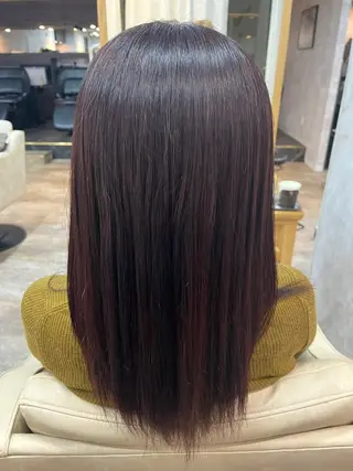 カラー 縮毛矯正⚡️カラー いいじまのヘアスタイル