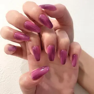 ロング カラー ヘアアレンジ キッズ ネイル マツエク・マツパ 福田 加奈のネイルデザイン