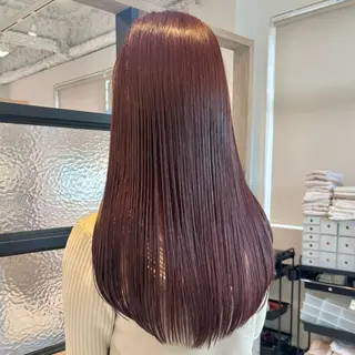 ロング カラー mio ︴ アレンジ ︴ 透明感カラーのヘアスタイル