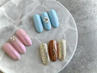 ネイル Miimo💅🏻 ほのか‪ ·͜·♡‬のネイルデザイン