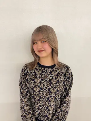 ミディアム 銀座☀️ボブ美容師 佐藤ルイのヘアスタイル