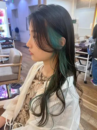 ロング カラー ✂︎HITOMI✂︎ 副店長のヘアスタイル