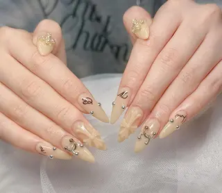 ロング カラー Bling Salonのネイルデザイン