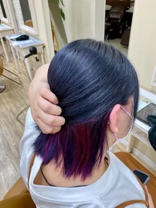カラー SALOWIN栄 高須大貴のヘアスタイル