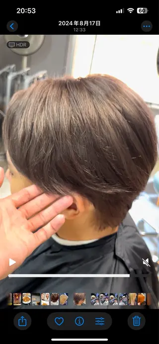 ショート カラー メンズ CoCooN TAKUMAのヘアスタイル