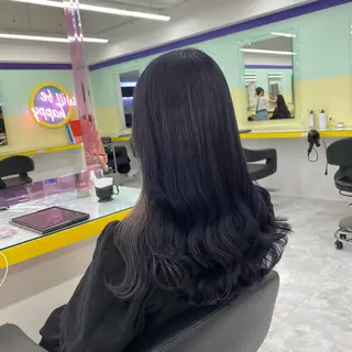 セミロング カラー ヘアアレンジ mai🍑暖色カラー /レイヤー💖のヘアスタイル