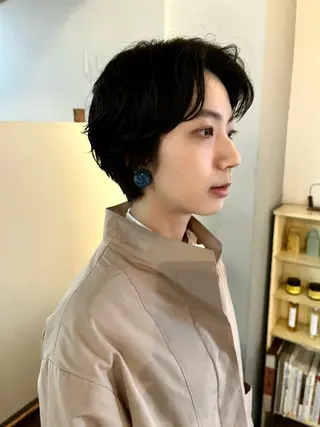 ショート パーマ メンズ room3小出 奈央子のヘアスタイル