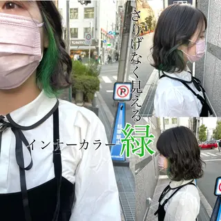 ショート カラー ヘアアレンジ 美髪矯正・レイヤー 倉友哉のヘアスタイル