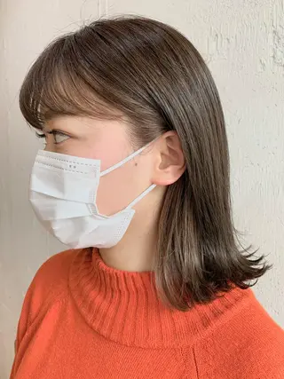 ショート カラー シノザキ/薬院/ボブ /ショート/髪質改善のヘアスタイル