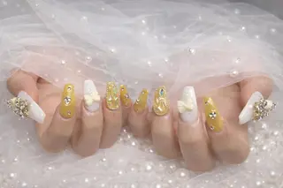 ネイル ロングネイル長さ出し 専門Spade Qのネイルデザイン