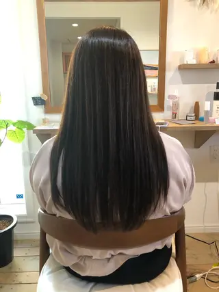 ロング 須藤 さやかのヘアスタイル