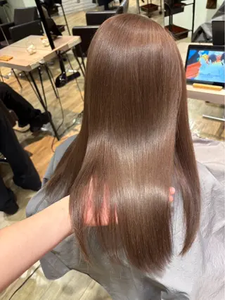 ロング 川畑 心子のヘアスタイル