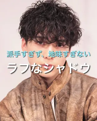 パーマ ヘアアレンジ メンズ Ryo横浜韓国ヘア/ 曲がる縮毛矯正特化のヘアスタイル