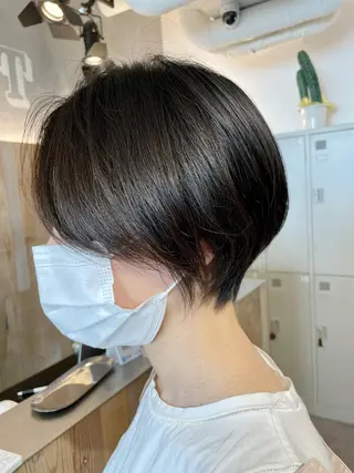 ショート カラー 色気レイヤー& ショートはお任せ🌟のヘアスタイル