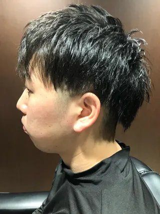 ミディアム メンズ 横浜 カット全般 大槻のヘアスタイル