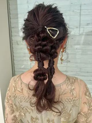 ヘアアレンジ 早川 真幸のヘアスタイル