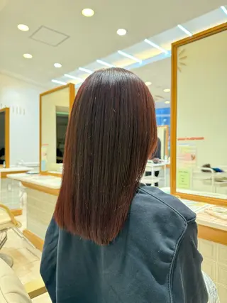 セミロング 大久保 琳冬のヘアスタイル