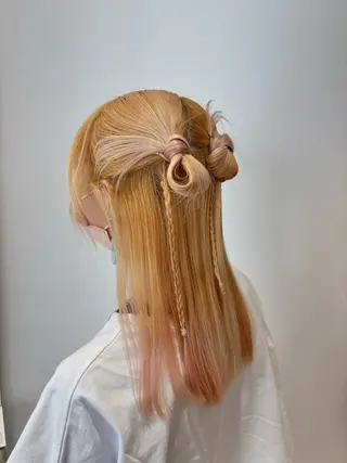 ヘアアレンジ カラーモデル募集中 🪽yu-naのヘアスタイル
