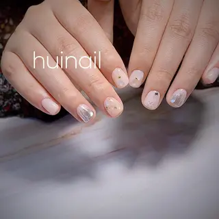 ショート めぐみのネイルサロン スタッフ練習のネイルデザイン