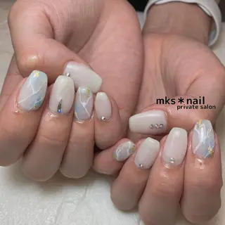 ネイル mks＊nail //  枚方長尾のネイルデザイン