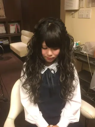 ロング ヘアアレンジ RICK Trick所属・セット&メイク RICK trickのヘアスタイル