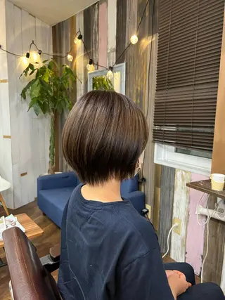 ショート ババ リョウゴのヘアスタイル