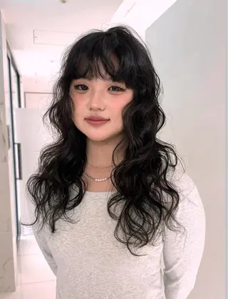 ロング 透明感カラーＷカラー 🫧/つばめのヘアスタイル