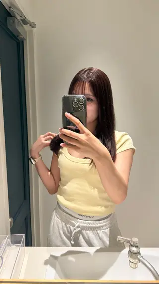 カラー NAVY 日 和のヘアスタイル