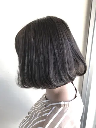 ミディアム カラー エイジングケア特化 美容師✂️山崎竜二のヘアスタイル