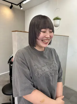 ショート カラー juna🌺/海外 ヘア/ハイトーンのヘアスタイル