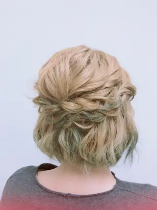 ショート ヘアアレンジ Hair&Make  Delight*のヘアスタイル