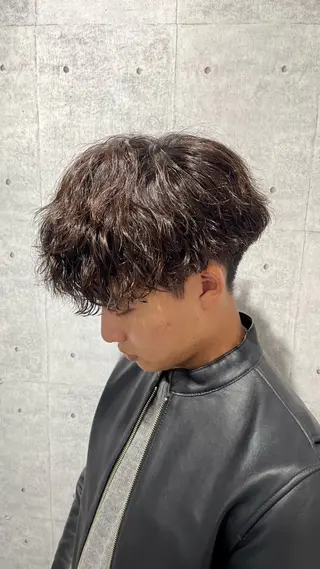 パーマ メンズ 【メンズパーマ✨️ 髪質改善矯正】岩城のヘアスタイル