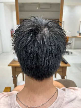 ショート メンズ 山﨑 燦人のヘアスタイル