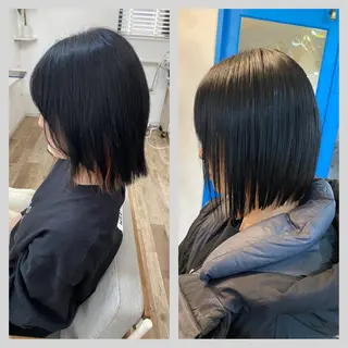 ショート パーマ 佐藤 沙也輝のヘアスタイル