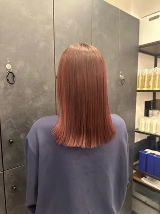 ミディアム カラー 銀座/ヘアセット/ 島村美帆のヘアスタイル